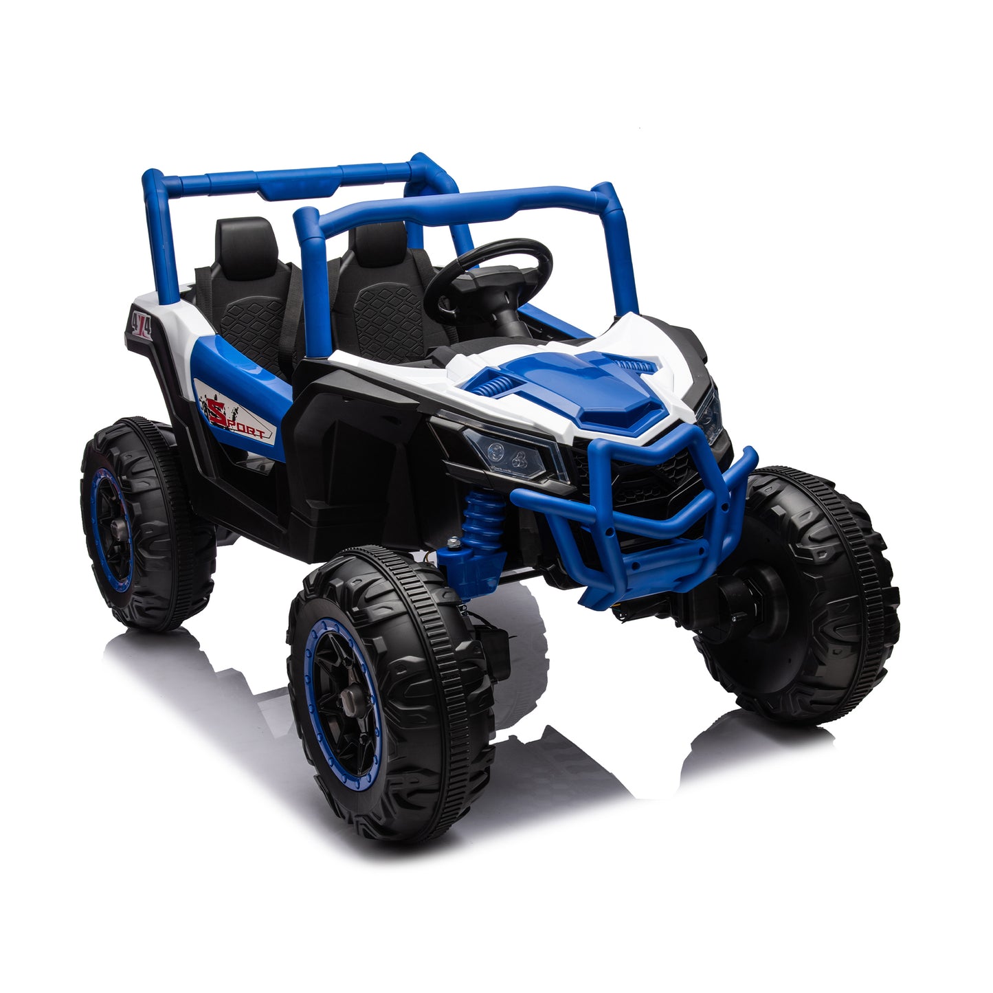 24V 2-Seater Off-Road UTV Electric Car for Kids with Remote Control and Safety Belts