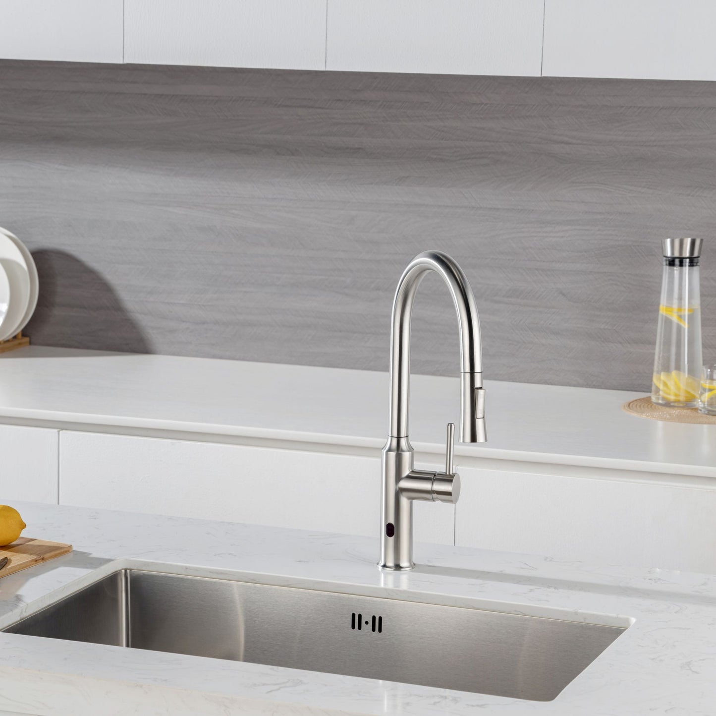 Rainlex Pull Down Touchless Kitchen Faucet