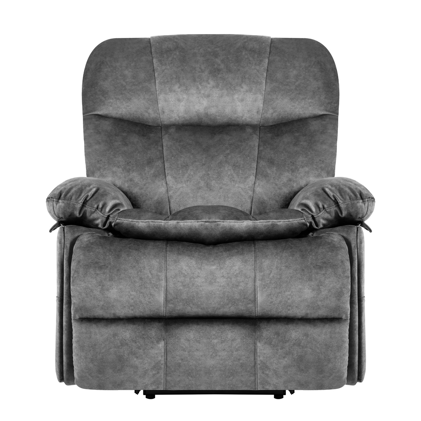 Oversized Modern Velvet Power Lift Recliner With Heating and Massage, 39.4 Wide