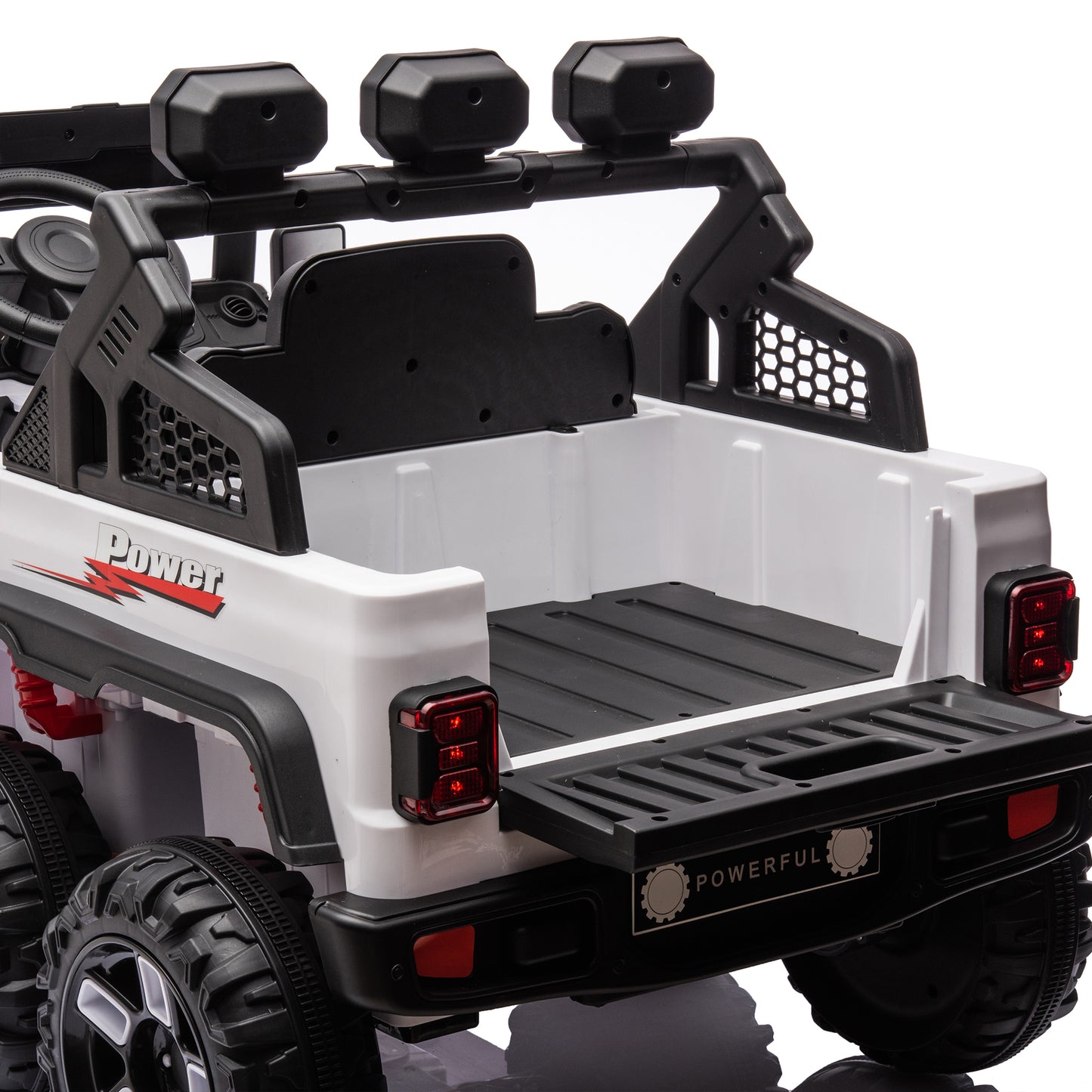 24V Ride On Large Pickup Truck Car for Kids with Remote Control and Bluetooth Music