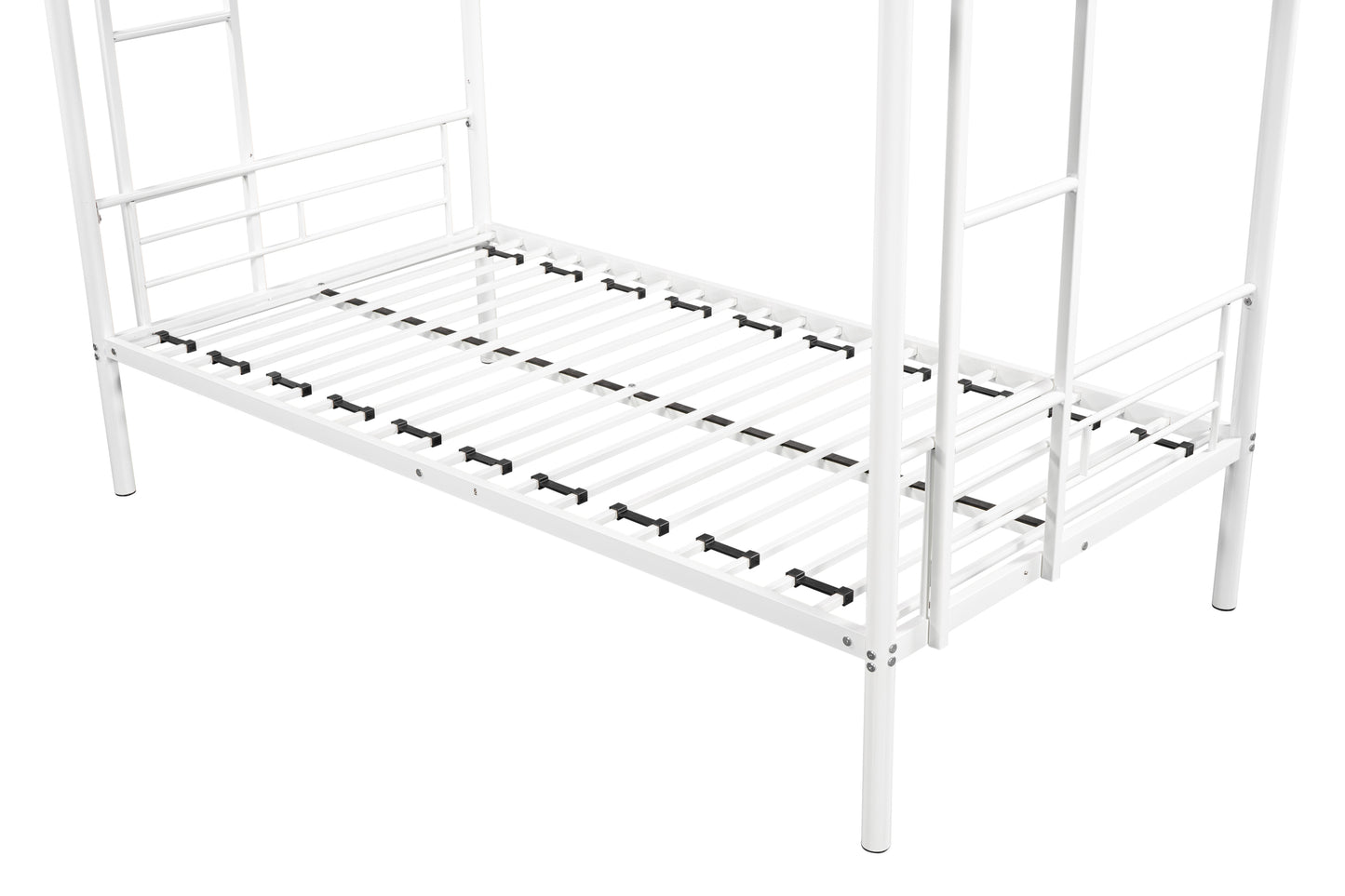 Durable Metal Twin Bunk Bed with Noise-Reduced Design