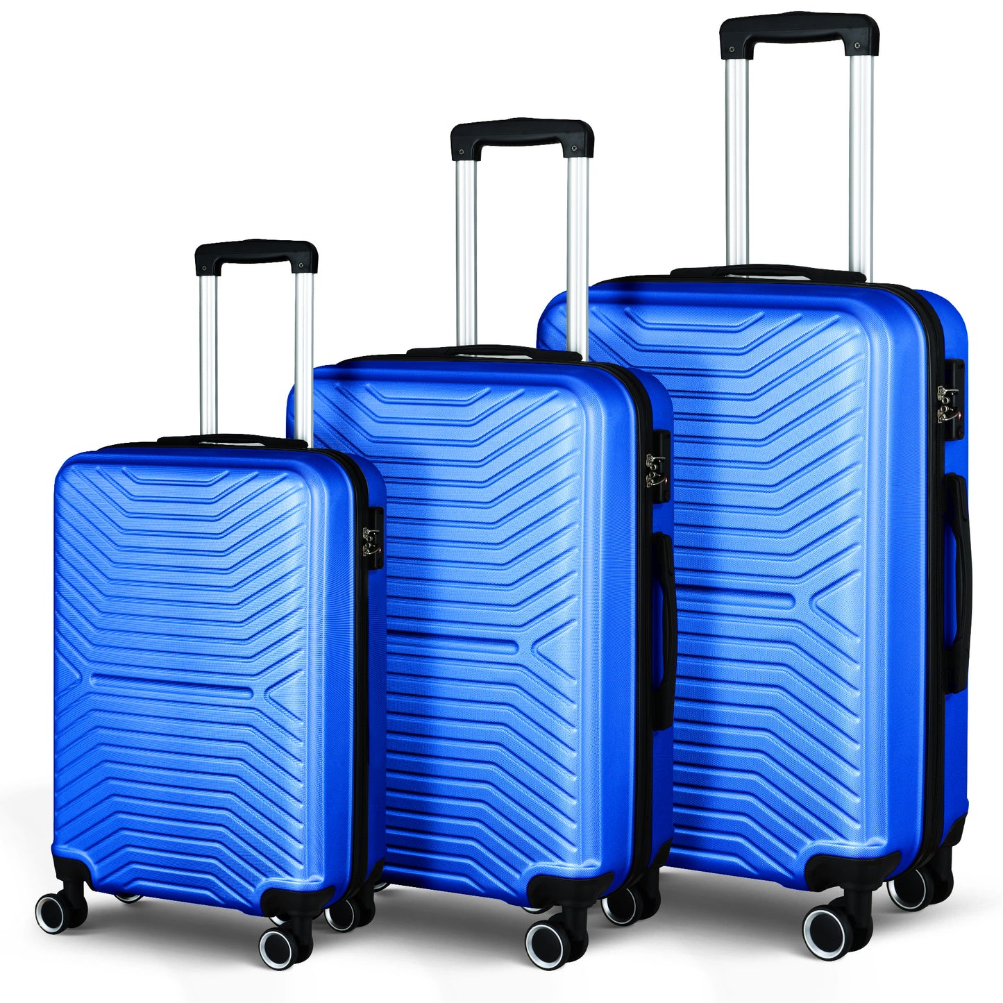 Luggage Sets Expandable ABS Hardshell 3pcs Clearance Luggage Hardside Lightweight Durable Suitcase sets Spinner Wheels Suitcase with TSA Lock 20in/24in/28in