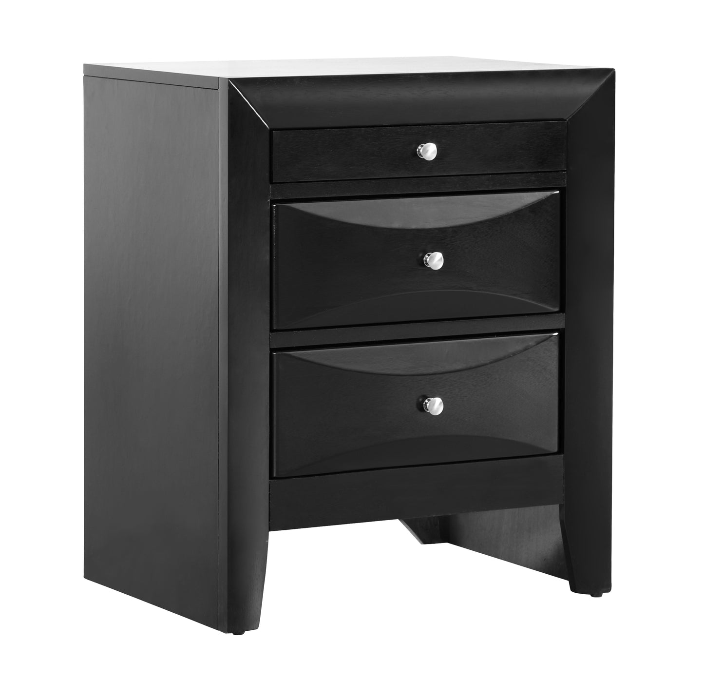 Marilla G1500-N Nightstand , Black