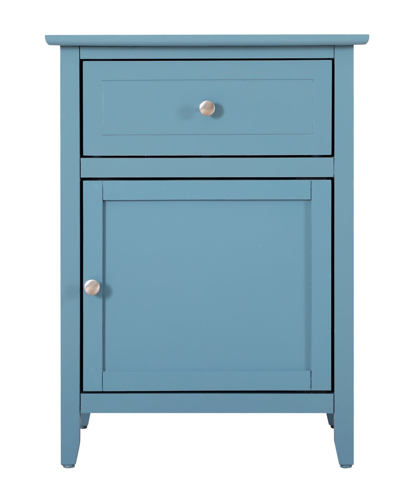 Izzy G1416-N-80 1 Drawer /1 Door Nightstand , Teal