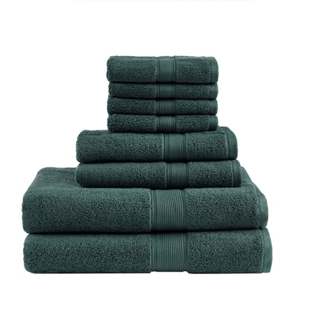 Luxurious Set of 8 Antimicrobial Cotton Towels