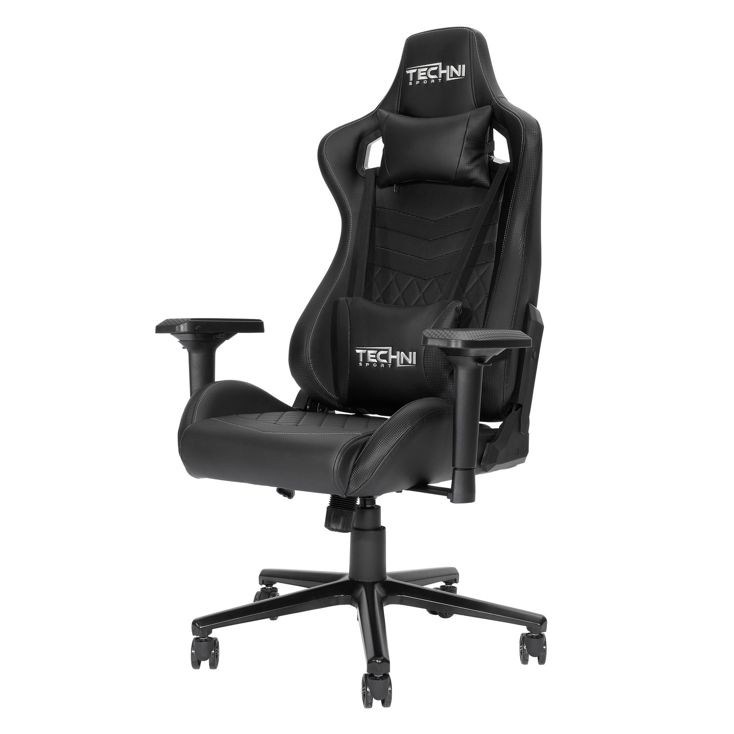 Techni Sport TS-83 Ergonomic High Back Racer Style PC Gaming Chair, Black