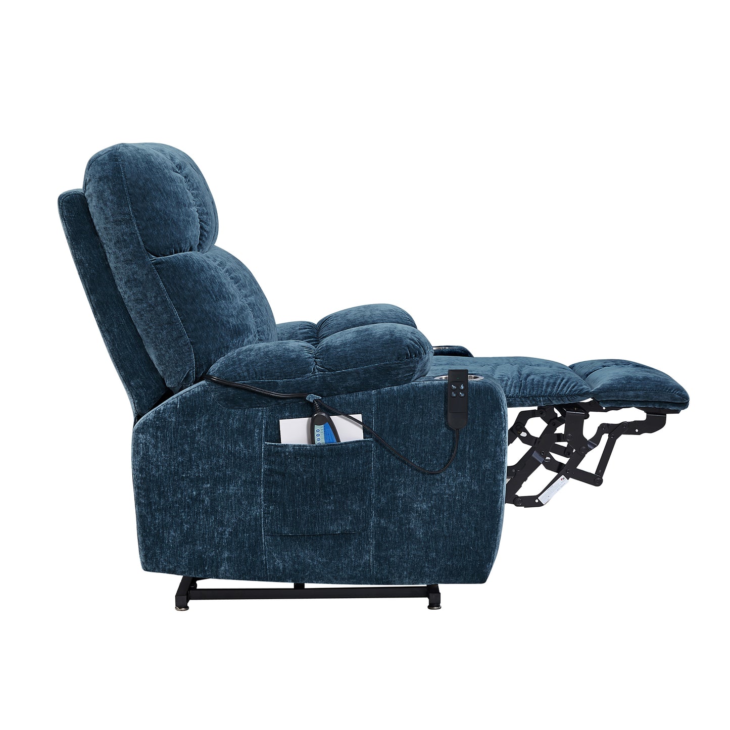 Electric Power Lift Recliner Chair with Dual OKIN Motors, Heat Massage, and Adjustable Positions