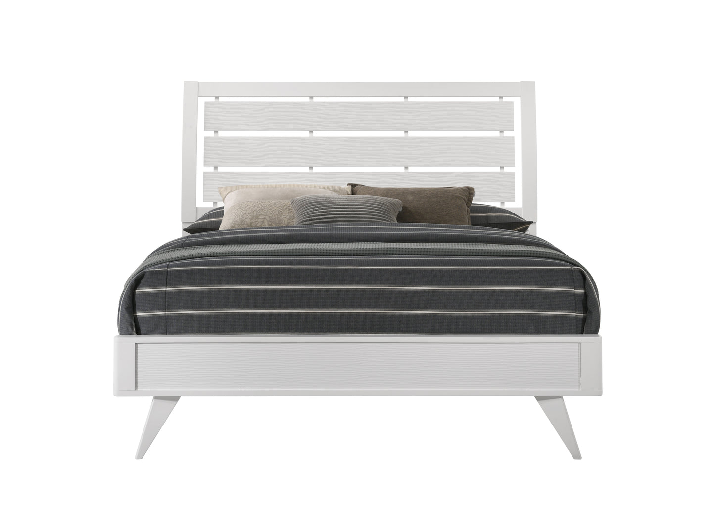 Cerys QUEEN BED White Finish BD01558Q