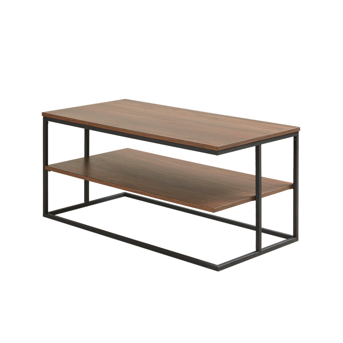 Monarch Rectangle Coffee Table with Metal Frame