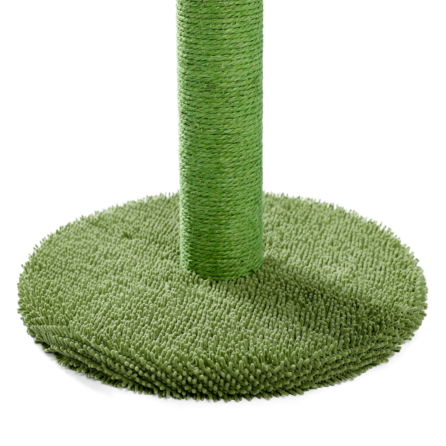 Cactus Cat Scratching Post with Natural Sisal Ropes, Interactive Ball, Cat Scratcher for Cats and Kittens Green