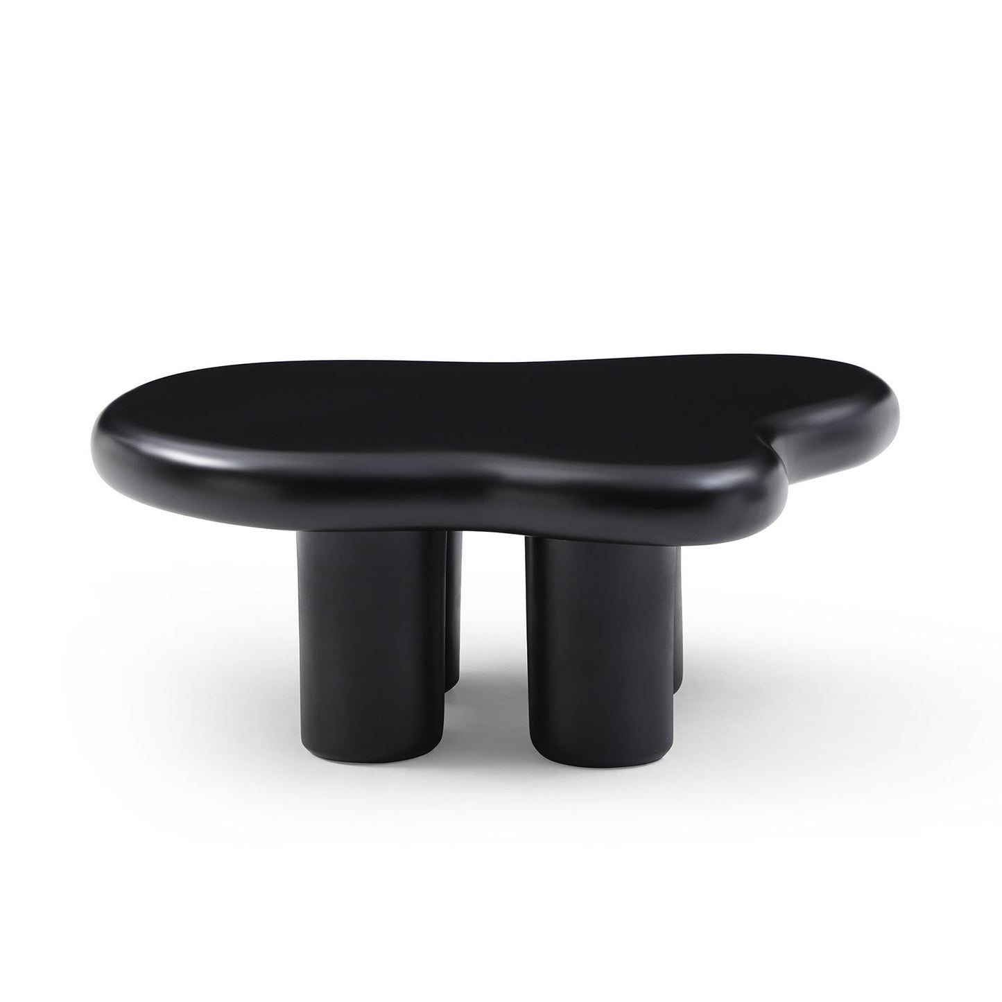 Unique Cloud-Shaped Coffee Table for Your Living Space, Black, 35.43inch
