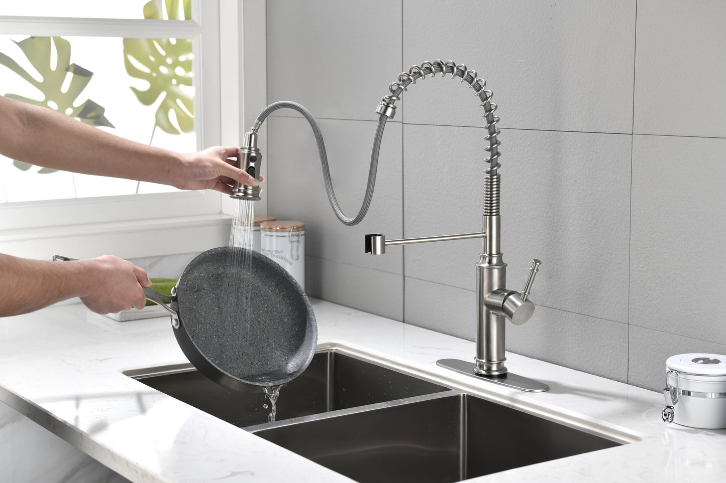 Touch Kitchen Faucet with Pull Down Sprayer