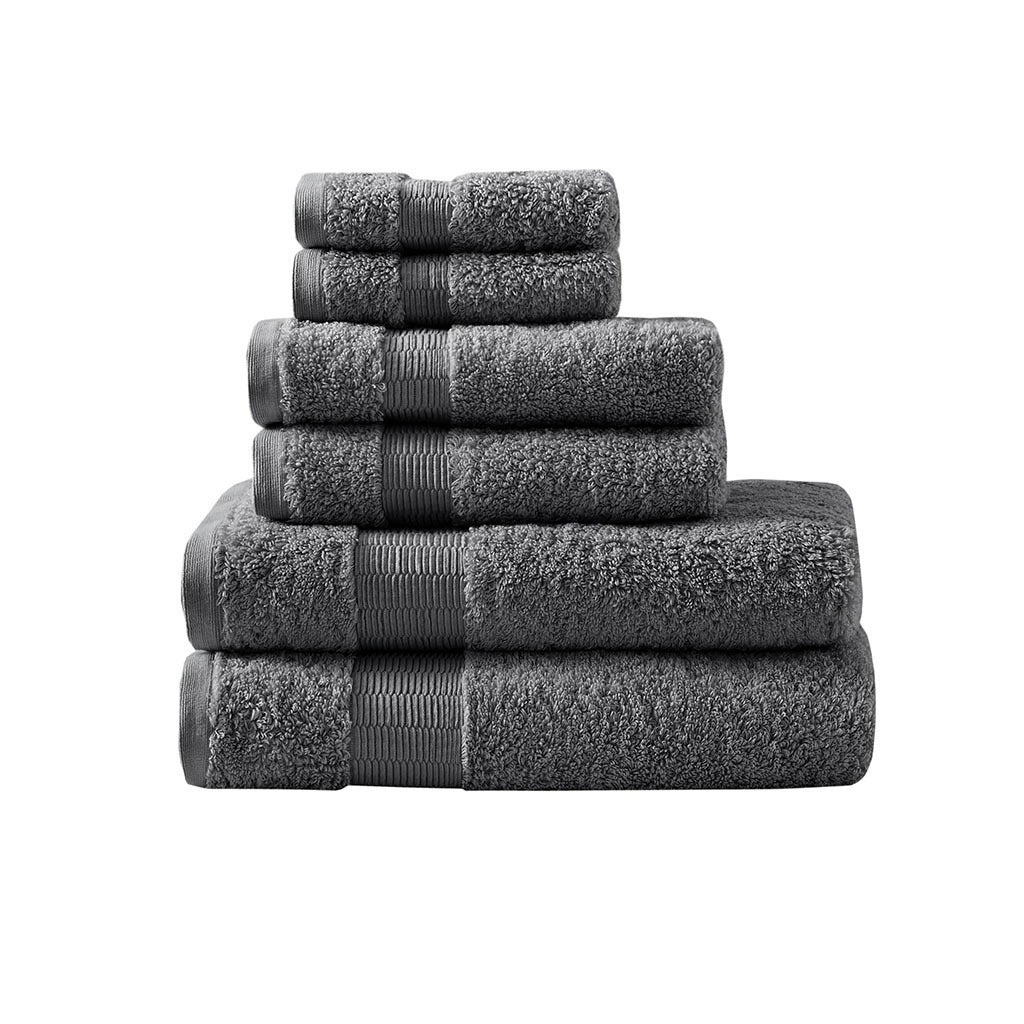 Opulent Comfort 6 Piece Luxury Egyptian Cotton Towel Set