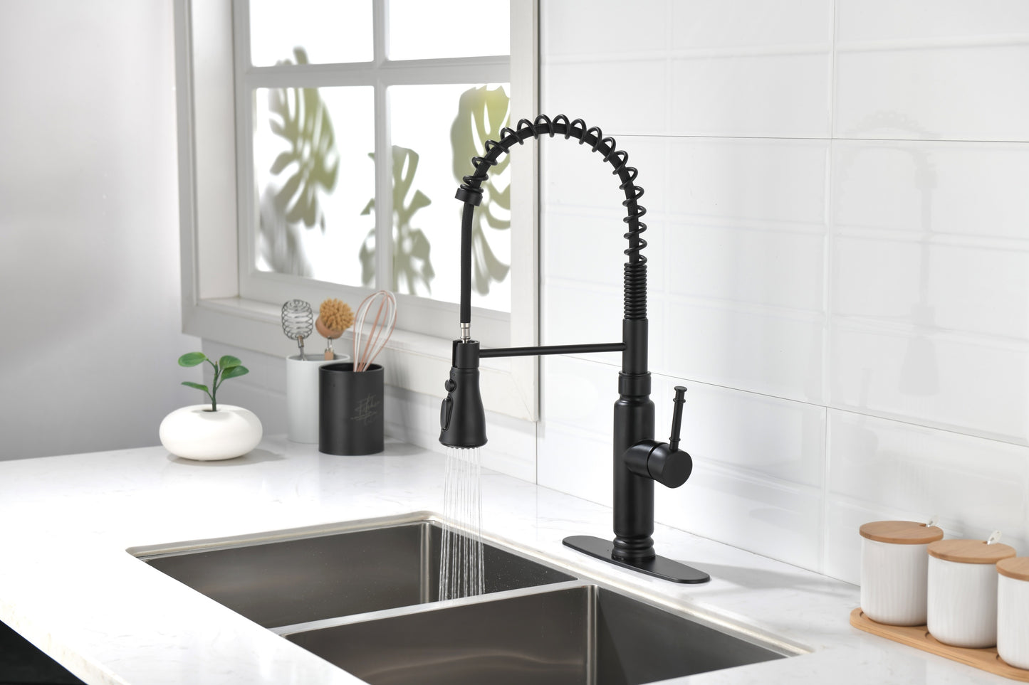 Touch Kitchen Faucet with Pull Down Sprayer