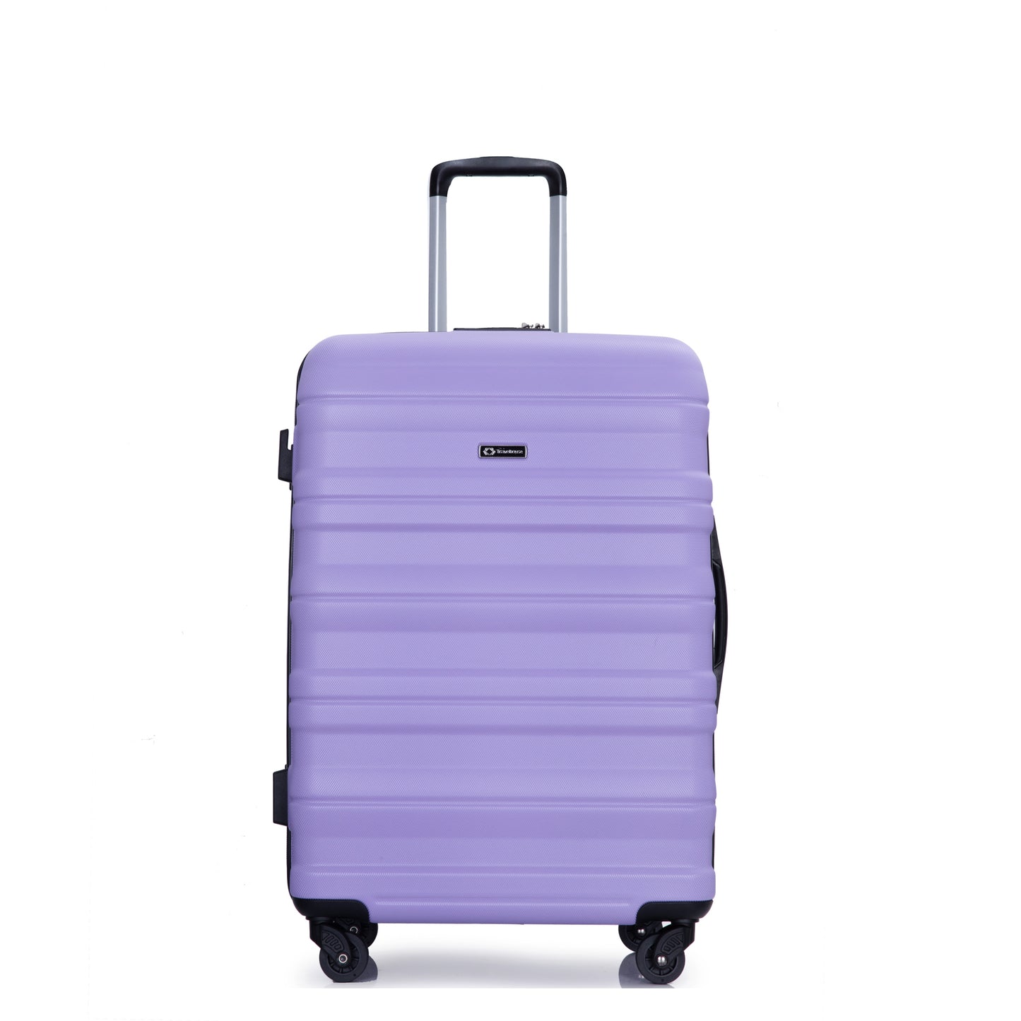 Expandable 3 Piece Luggage Sets PC Lightweight & Durable Suitcase with Two Hooks, Spinner Wheels, TSA Lock, (21/25/29) Purple