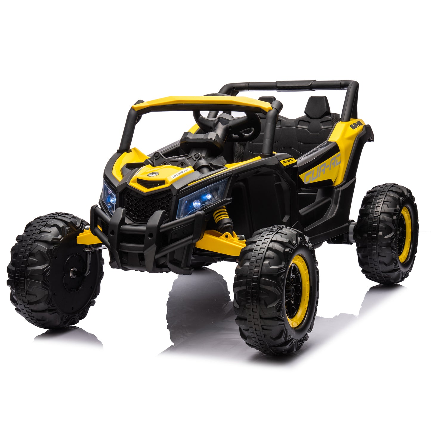 12V UTV Ride-On Car for Kids with Remote Control, Music Player, and LED Lights