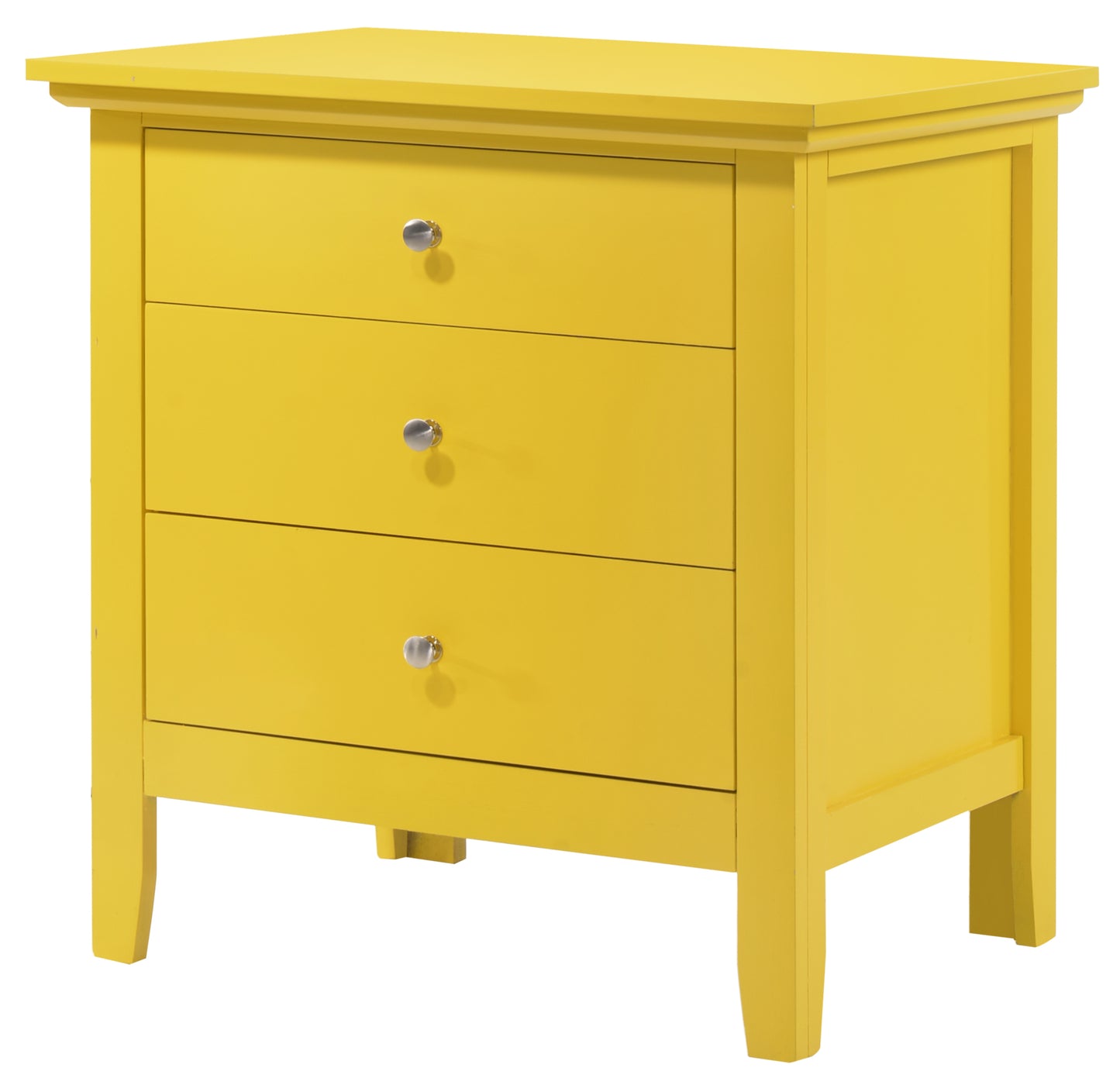 Hammond G5402-N 3 Drawer Nightstand , Yellow