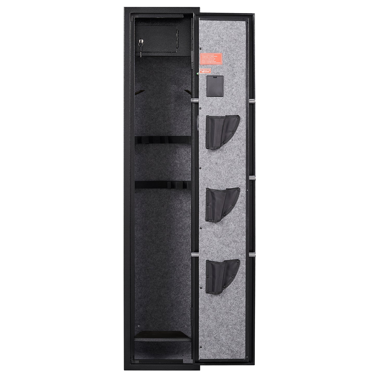 5 Gun Safe with Electronic Keypad, LED Light, and Alarm System