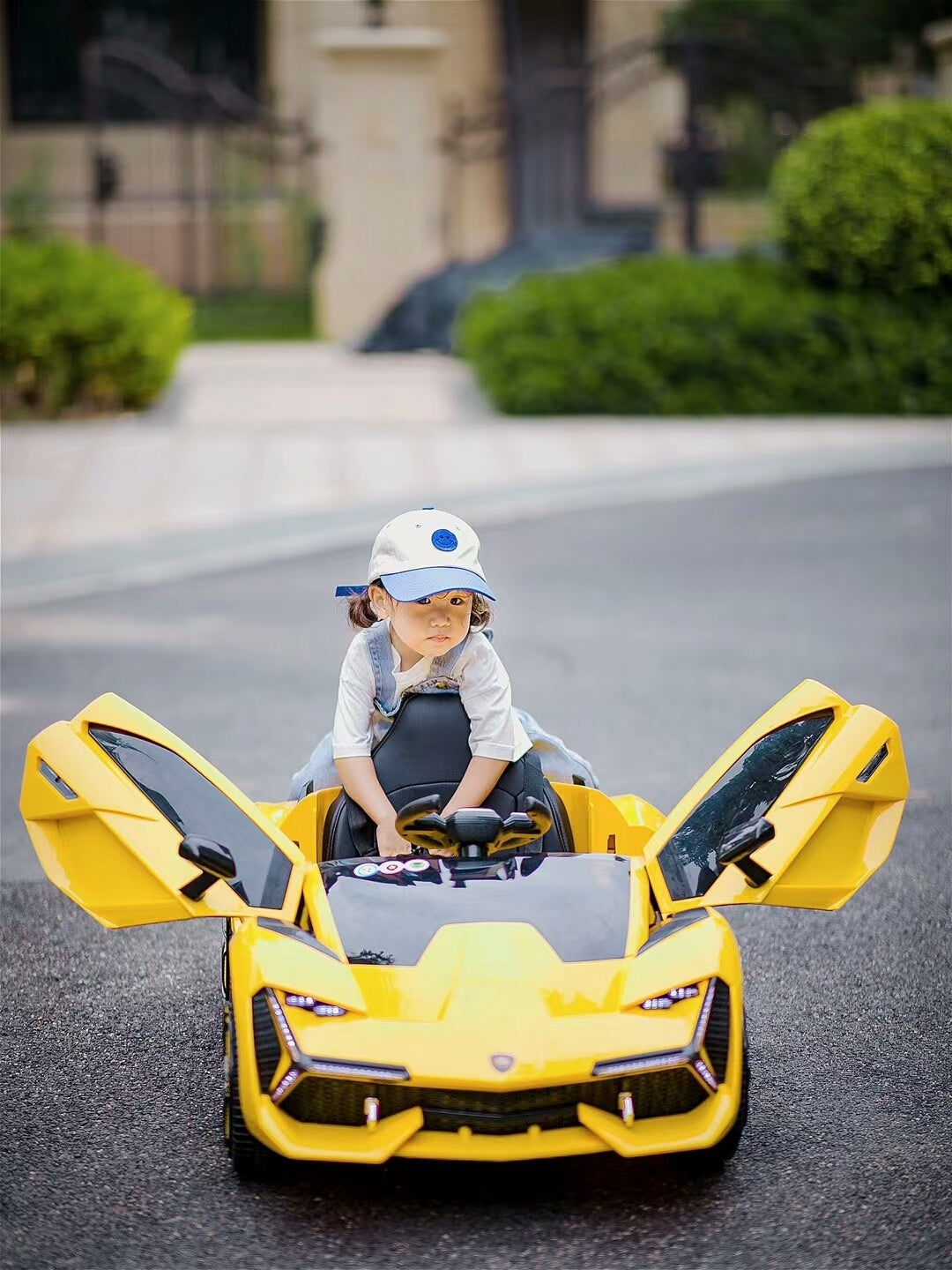 Electric Ride-On Car with Remote Control for Kids 3-6 Years