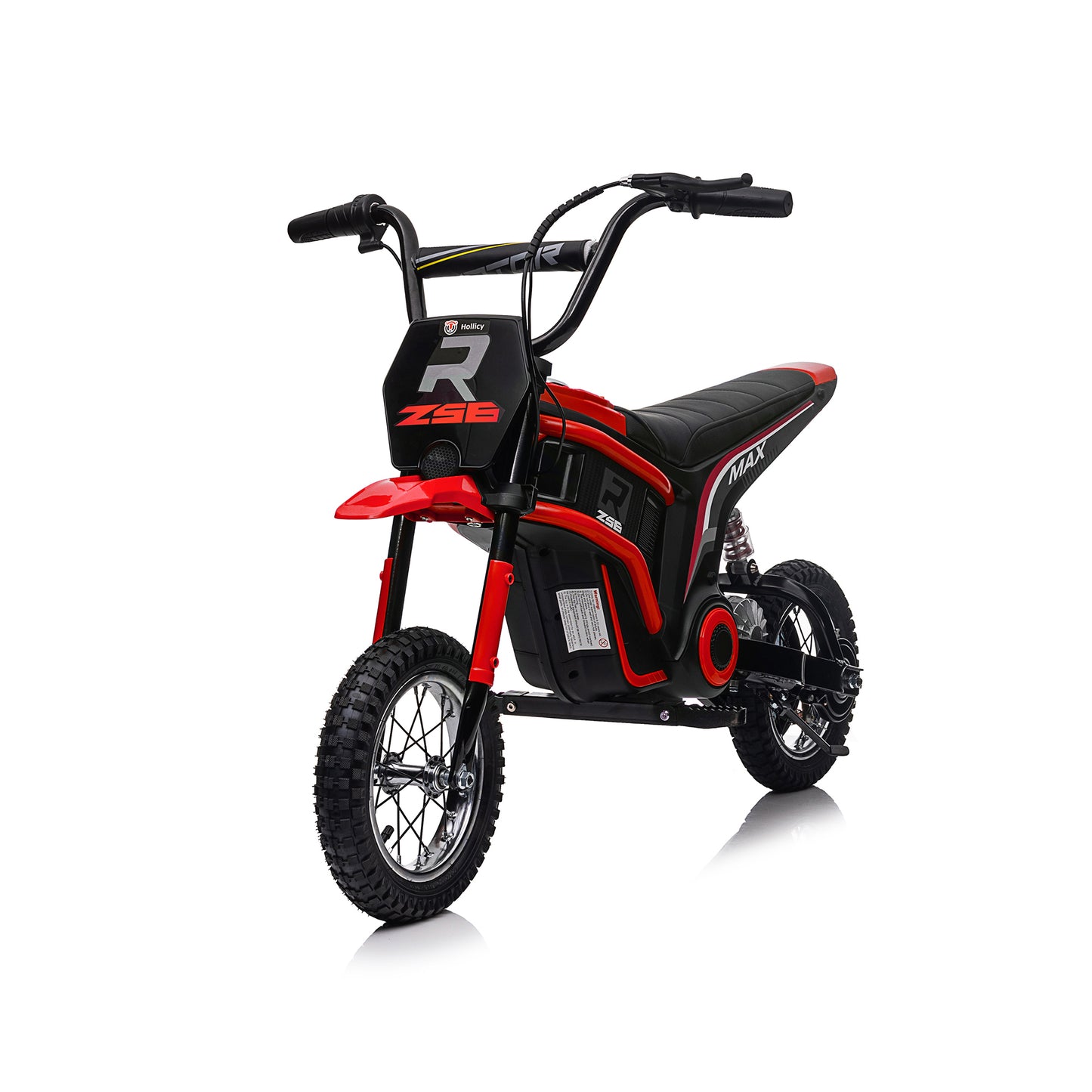 Electric Motocross Motorcycle for Kids - High Speed, Dual Suspension, MP3 Player, Ages 8-12