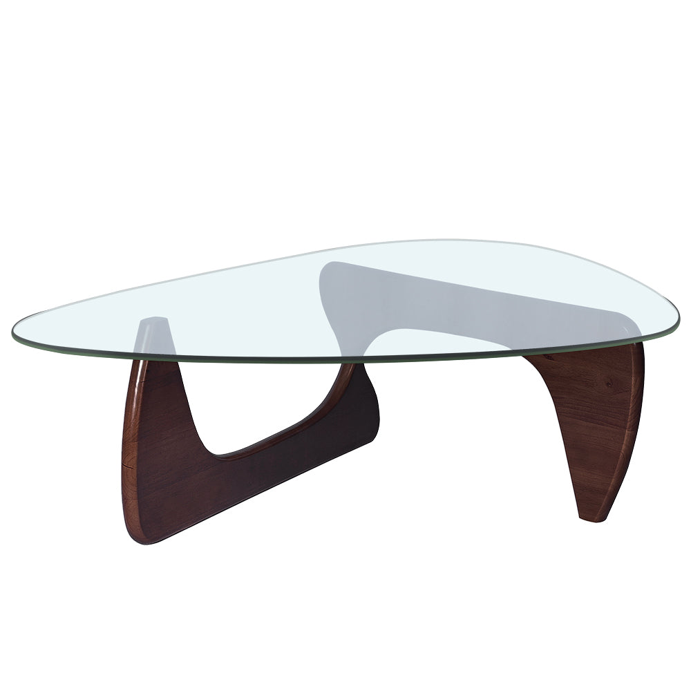 Modern Triangle Solid Wood Coffee Table for Home