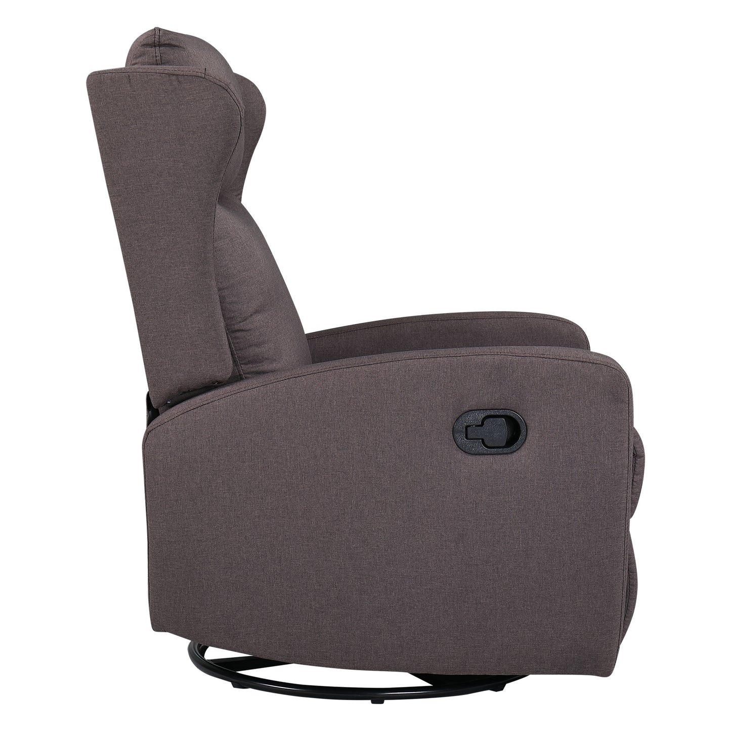 Adjustable Swivel Rocking Recliner Chair with Lumbar Support and Versatile Positions