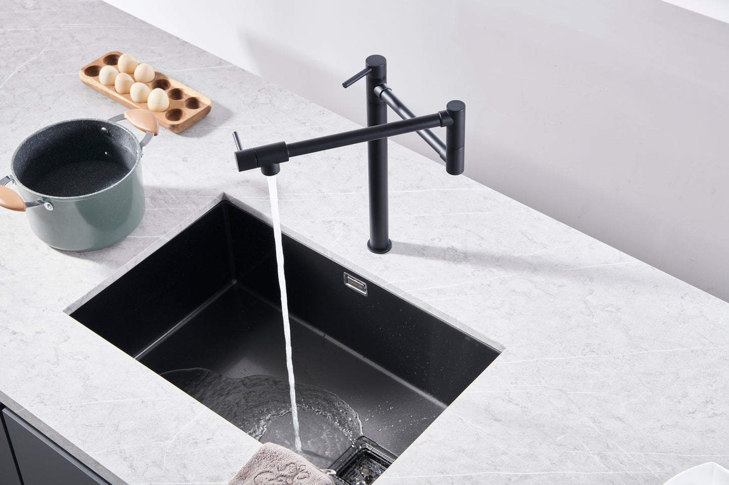 Pot Filler Faucet with Extension Shank