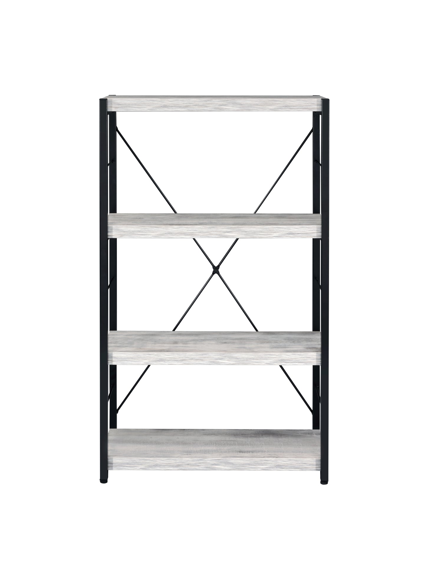 Jurgen Bookshelf, Antique White & Black 92917