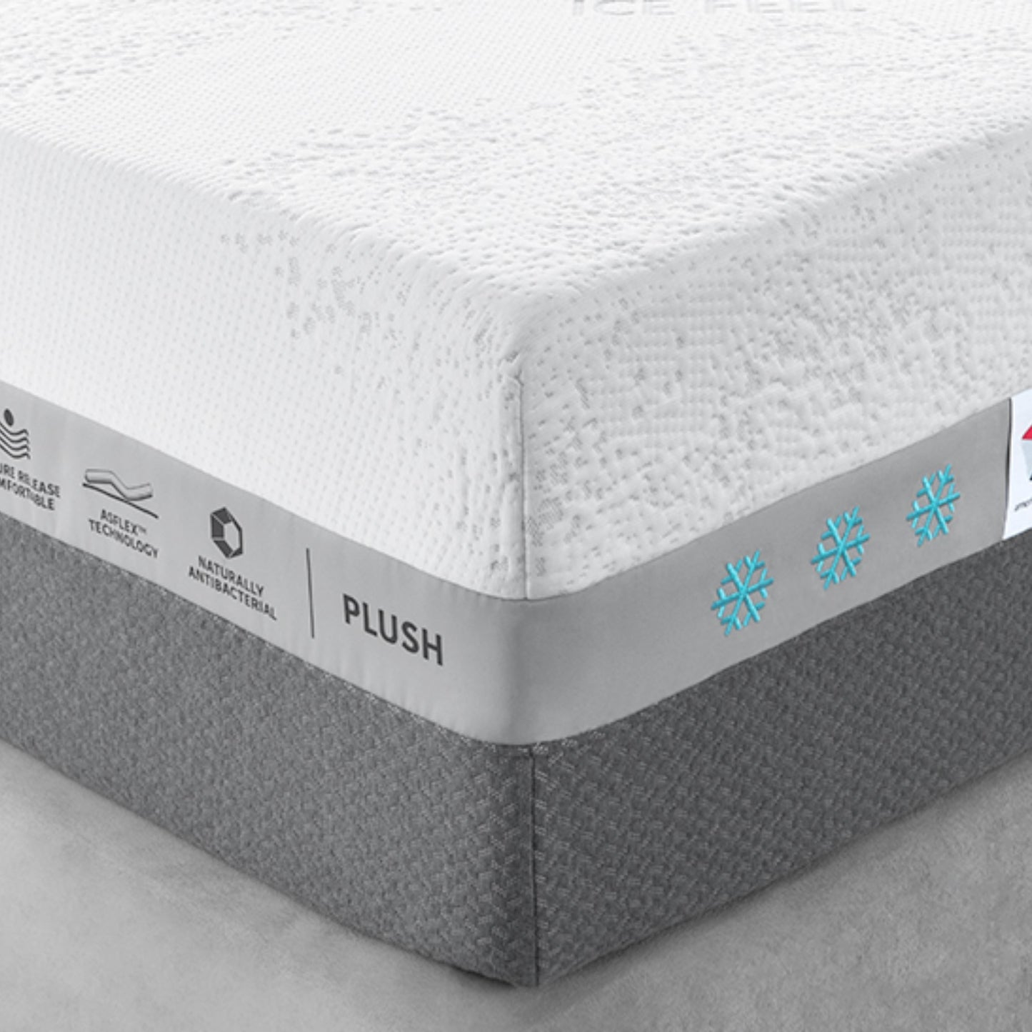 Primerest Lux Twin XL, 13.5" Hybrid Latex Like Feel, Ventilated Charcoal Memory Foam with Ice Feel Cooling Knitted Fabric, Plush Comfort and Individually Wrapped Pocketed Coils, Made in USA