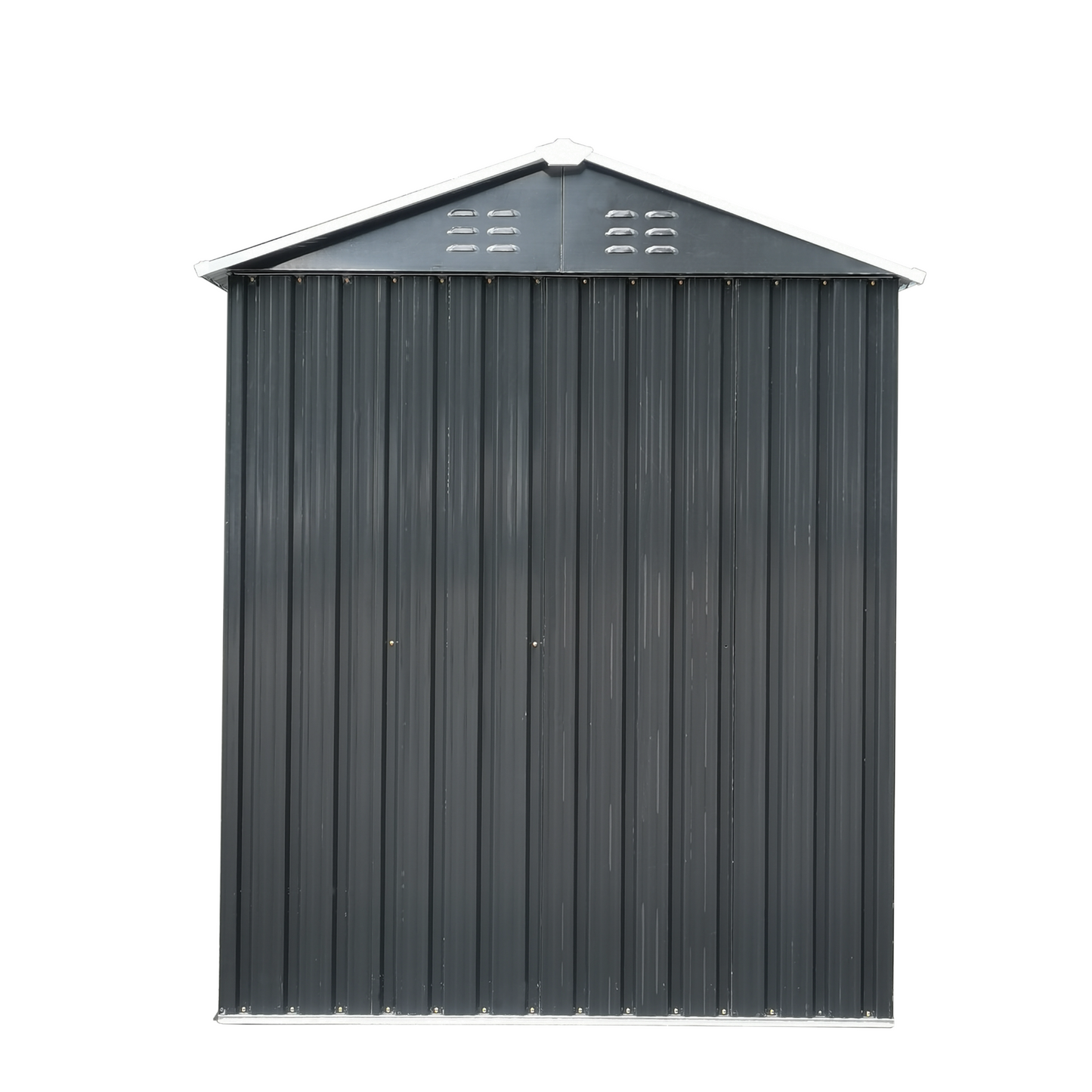 XWT009 Metal storage shed (3*5*6ft) outdoor black and white backyard storing tools