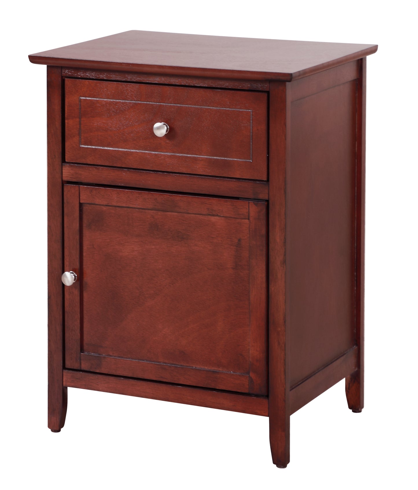 Izzy G1410-N-00 1 Drawer /1 Door Nightstand , Cherry