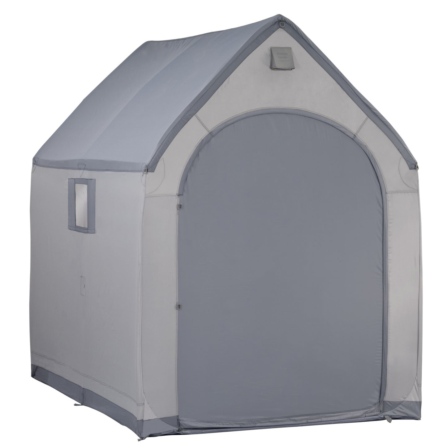 96 H x 72 W x 90 D Outdoor Gray Storage House XXL, Portable, Storage Shed