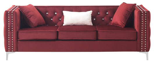 Paige G826A-S Sofa , BURGUNDY