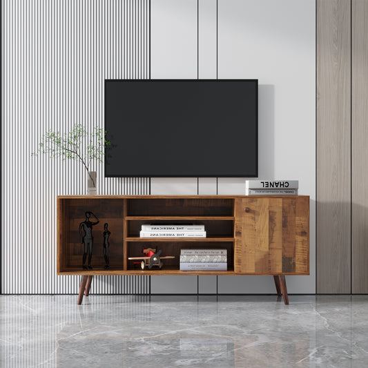 Modern TV Stand with Ample Storage and Stylish Design