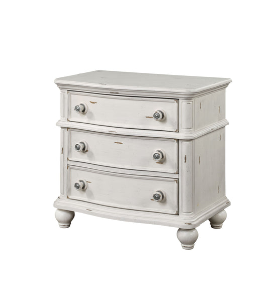 Jaqueline NIGHTSTAND Antique White Finish BD01434