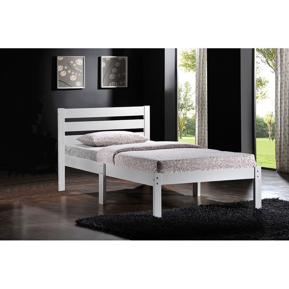 Donato Twin Bed in White 21528T