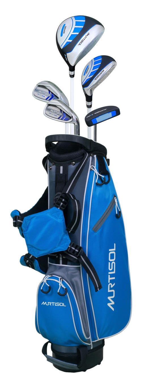 Junior RH Golf Club 5-Piece Set in Striking Blue for 8-10 Year Olds