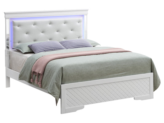 Verona G6790C-FB3 Full Bed , Silver Champagne