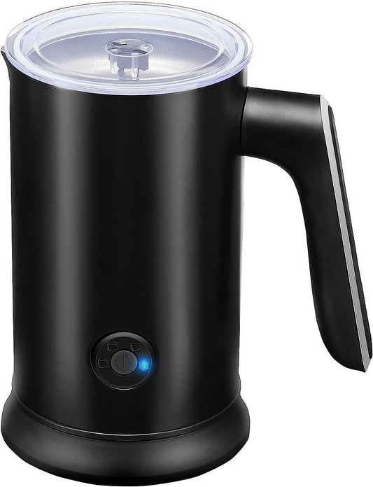 4-in-1 Electric Milk Frother and Steamer for Cafe-Quality Beverages at Home