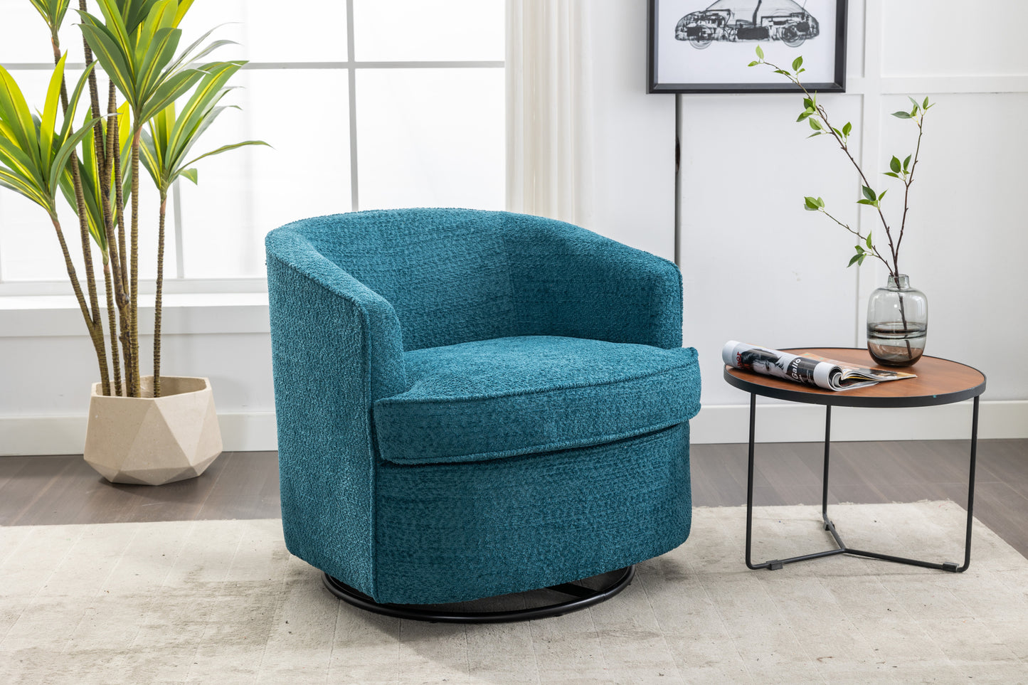 Swivel Barrel Chair for Ultimate Relaxation