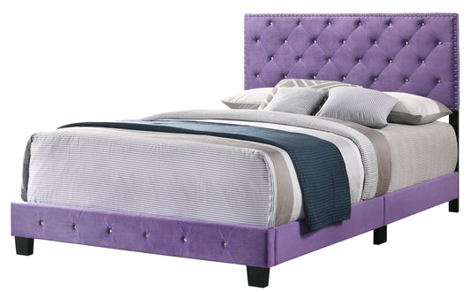 Suffolk G1402-FB-UP Full Bed , PURPLE