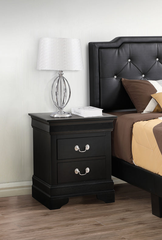 LouisPhillipe G2150-N Nightstand , Black