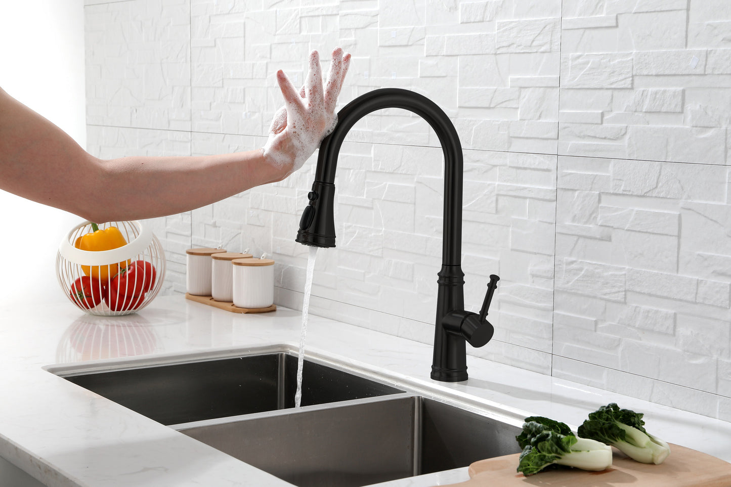 Touch Kitchen Faucet with Pull Down Sprayer