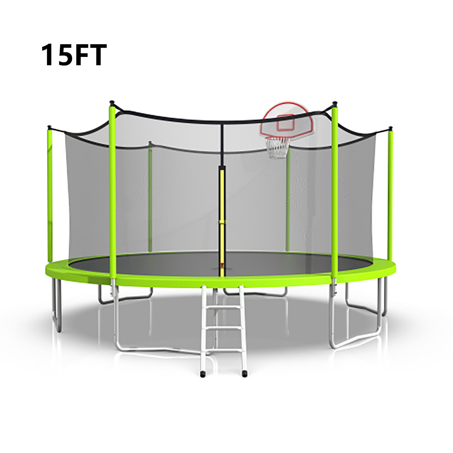 15FT trampoline green