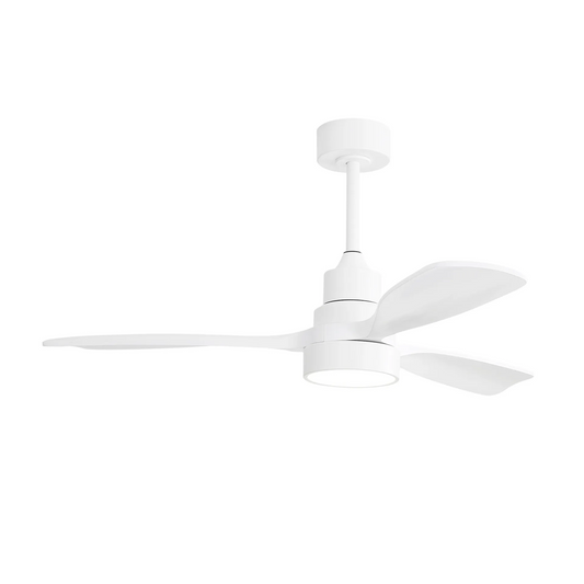 Wood Ceiling Fan with Dimmable Light and Powerful Air Movement