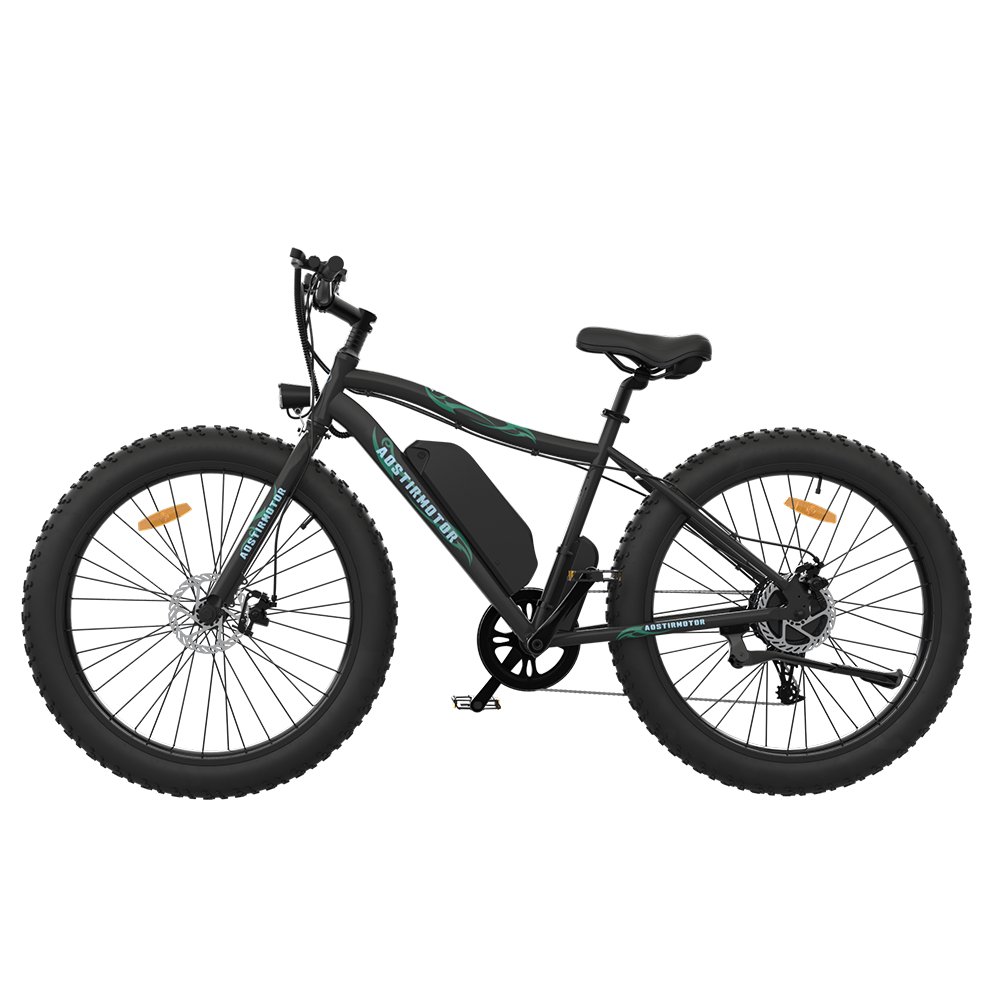 AOSTIRMOTOR 26" 500W Electric Bike Fat Tire P7 36V 12.5AH Removable Lithium Battery for Adults S07-P