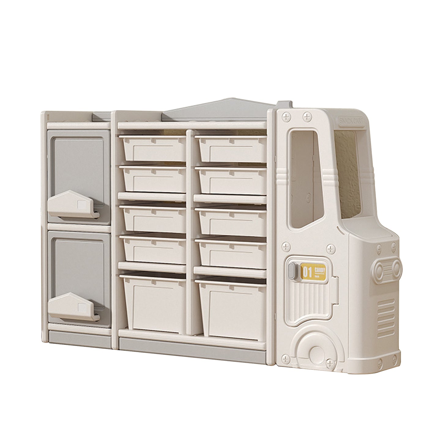 Kids' Multi-Functional Toy Storage Cabinets