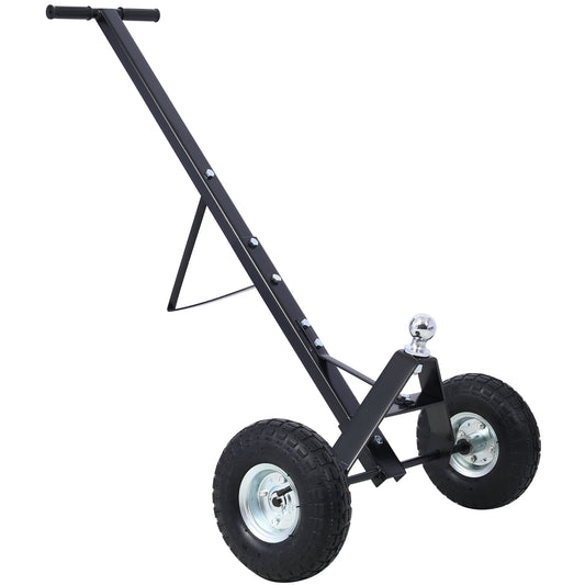 Trailer Dolly with Pneumatic Tires - 600 Lb. Maximum Capacity，black color