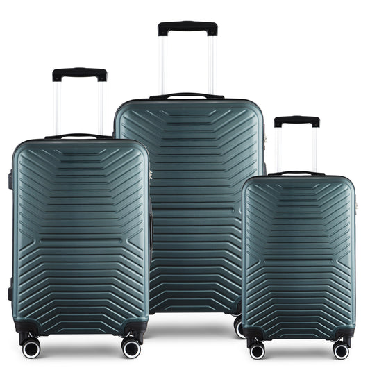 Luggage Sets Expandable ABS Hardshell 3pcs Clearance Luggage Hardside Lightweight Durable Suitcase sets Spinner Wheels Suitcase with TSA Lock 20in/24in/28in