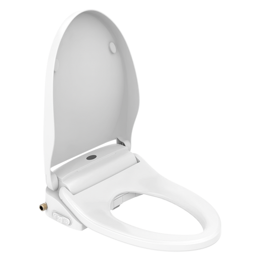 Elongated  Smart Toilet Seat  with Warm Air Dryer Warm Water and Night Light